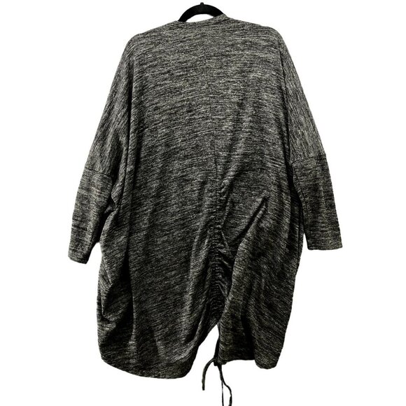Another Story Oversized Cardigan Sweater Womens M Gray Heather Dolman Open - Picture 2 of 9
